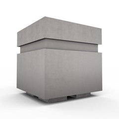 Gardenstone Cubic 12 Planters Gardenstone Etched Black Silver 