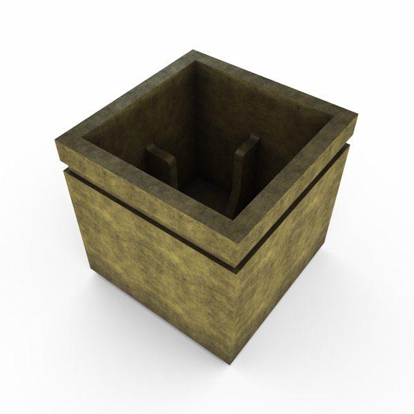 Gardenstone Cubic 24 Planters Gardenstone Sequoia Gold 