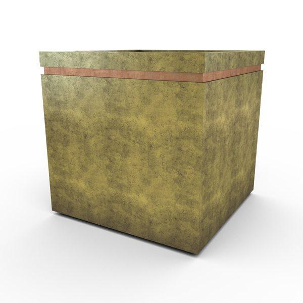 Gardenstone Cubic 36 Planters Gardenstone English Moss No Accent Color 