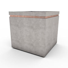 Gardenstone Cubic 36 Planters Gardenstone English Moss No Accent Color 