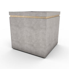 Gardenstone Cubic 36 Planters Gardenstone English Moss No Accent Color 