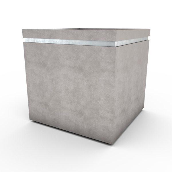 Gardenstone Cubic 36 Planters Gardenstone English Moss No Accent Color 