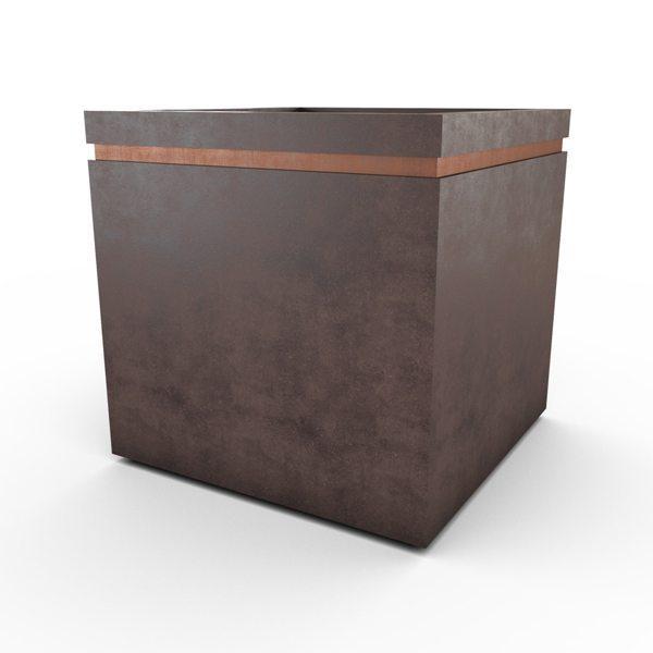 Gardenstone Cubic 36 Planters Gardenstone English Moss No Accent Color 