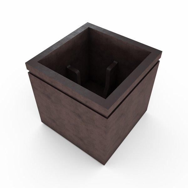 Gardenstone Cubic 36 Planters Gardenstone English Moss No Accent Color 