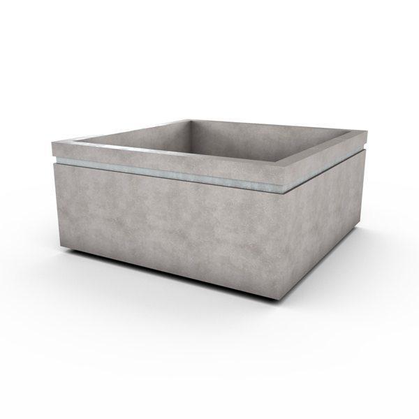 Gardenstone Cubic 52 Planters Gardenstone Sequoia No Accent 
