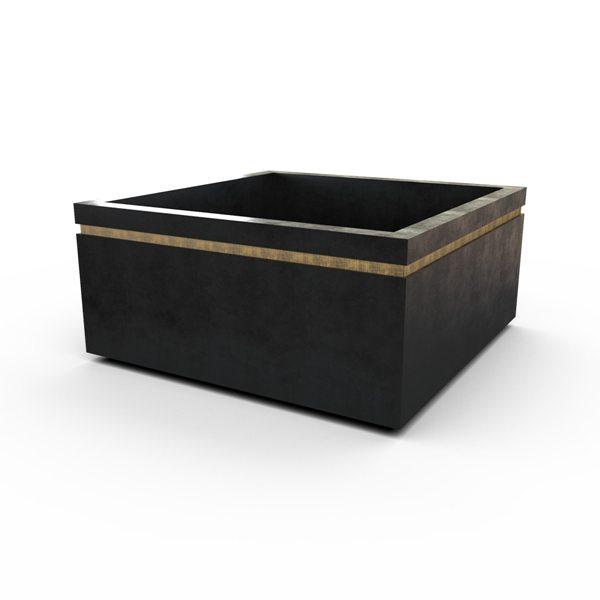 Gardenstone Cubic 52 Planters Gardenstone Sequoia No Accent 
