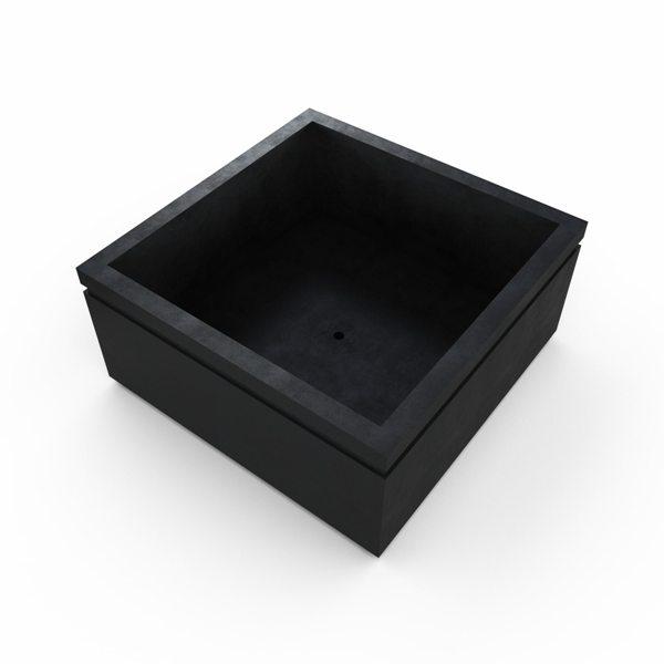 Gardenstone Cubic 52 Planters Gardenstone Sequoia No Accent 