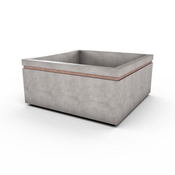 Gardenstone Cubic 52 Planters Gardenstone Sequoia No Accent 