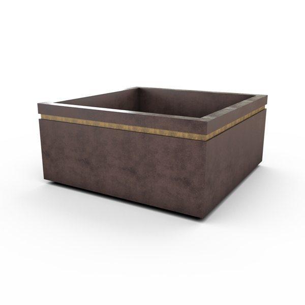 Gardenstone Cubic 52 Planters Gardenstone Sequoia No Accent 