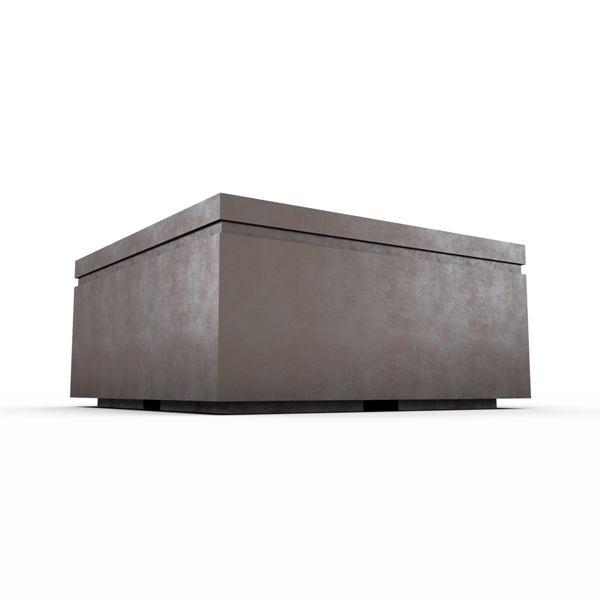 Gardenstone Cubic 52 Planters Gardenstone Sequoia No Accent 