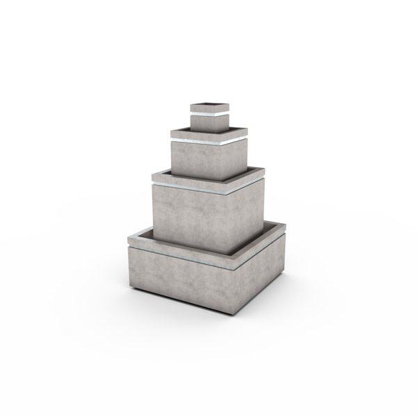 Gardenstone Cubic Fountain Water Fountains Gardenstone Limestone No Accent 