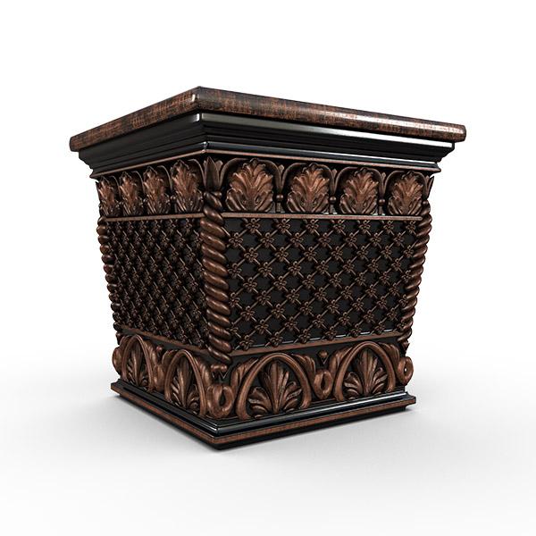 Gardenstone Floral Weave Box Planters Gardenstone Black 