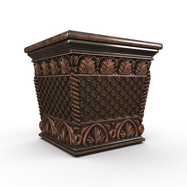 Gardenstone Floral Weave Box Planters Gardenstone Black 