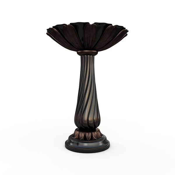 Photo of Gardenstone Lotus Birdbath - Marquis Gardens