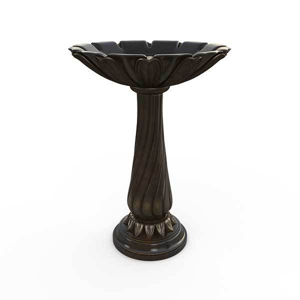 Photo of Gardenstone Lotus Birdbath - Marquis Gardens