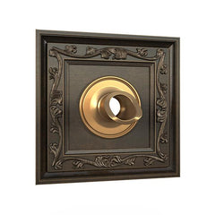 Gardenstone Meridian Plaque Plaque Gardenstone Corten Steel 