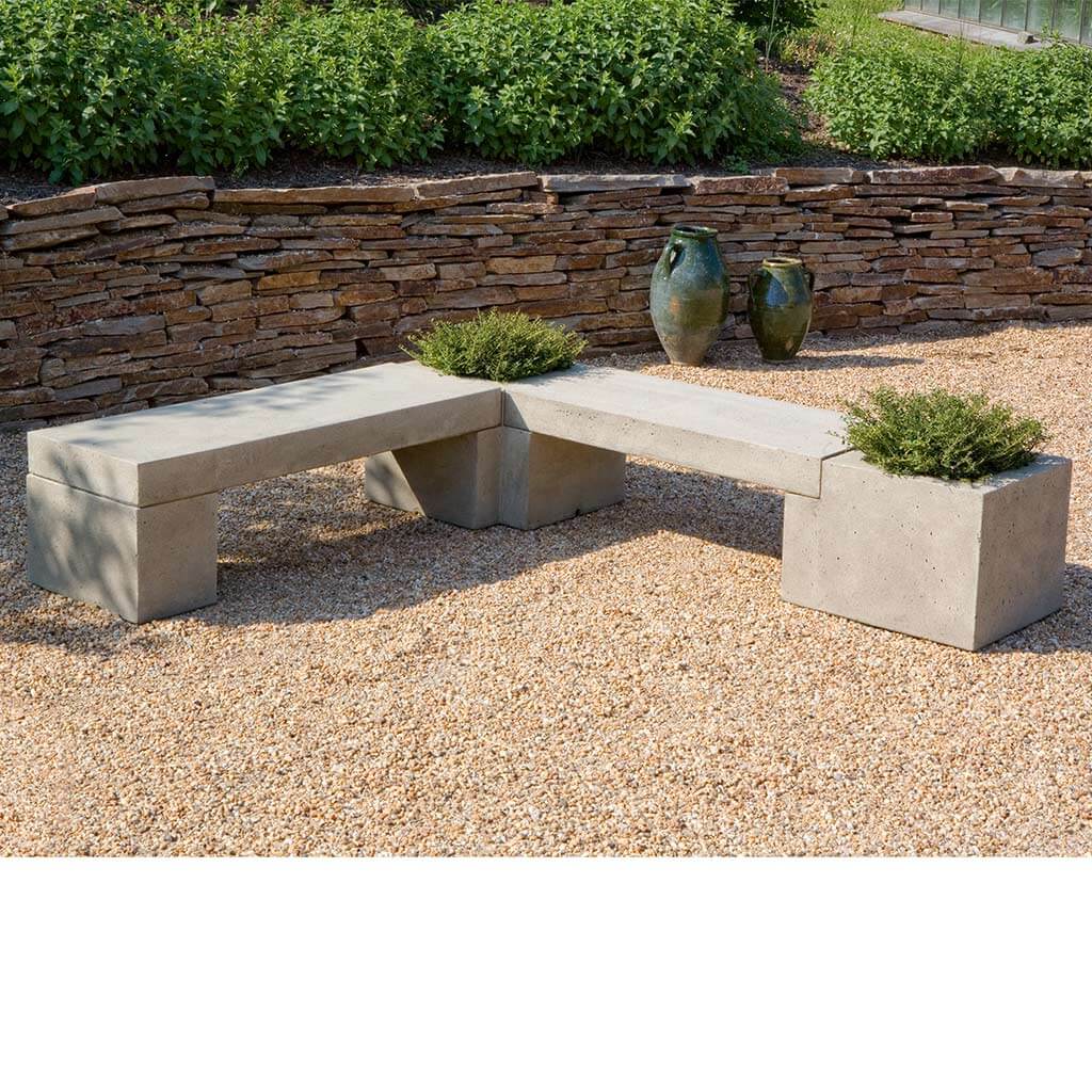 Photo of Campania Modular Bench - Marquis Gardens