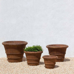Campania Classic Rolled Rim Planters Large