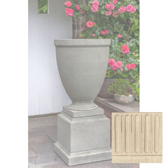 Capitol Hill Urn w/ Rustic 16.5 Pedestal