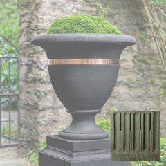 Campania Classic Copper Banded Urn, Large