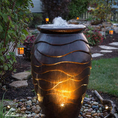 Aquascape Scalloped Urn Landscape Fountain Kit - Medium
