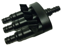 Photo of EasyPro Statuary Splitter 3-way - 1/2" and 3/4" outlets - Aquascape Canada