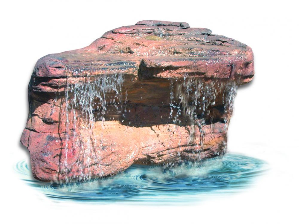 Photo of Flat Rock Falls - Complete Pond Kit by Universal Rocks - Marquis Gardens