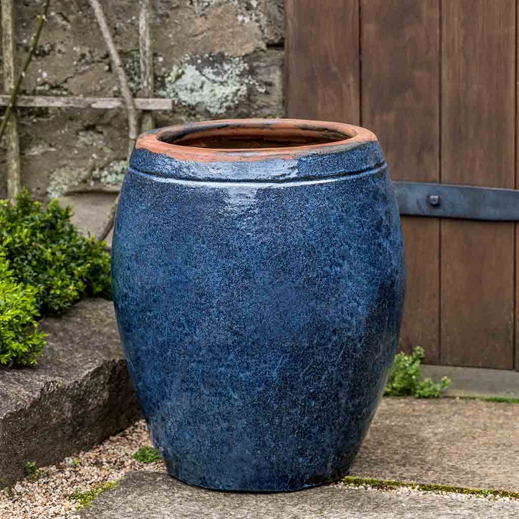 Photo of Campania Olive Jar - Rustic Blue - Marquis Gardens