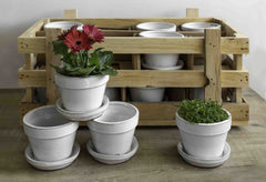 Photo of Campania Garden Terrace Small Round Crate Set of 16 - Marquis Gardens