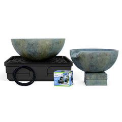 Photo of Aquascape Spillway Bowl and Basin Landscape Fountain Kit