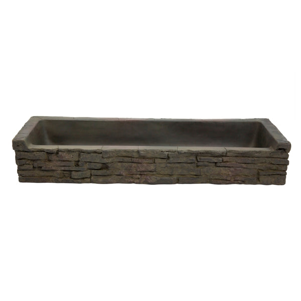 Photo of Aquascape Straight Stacked Slate Wall Base and Toppers