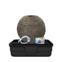 Photo of Aquascape Medium Stacked Slate Sphere Fountain Kit