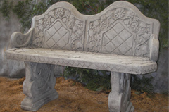 Photo of Bench with Back and Arm Rests - Marquis Gardens