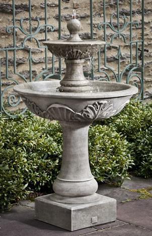 Photo of Campania Acanthus Two Tiered Fountain - Marquis Gardens