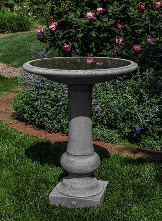 Photo of Campania Williamsburg Boxwood Birdbath - Marquis Gardens