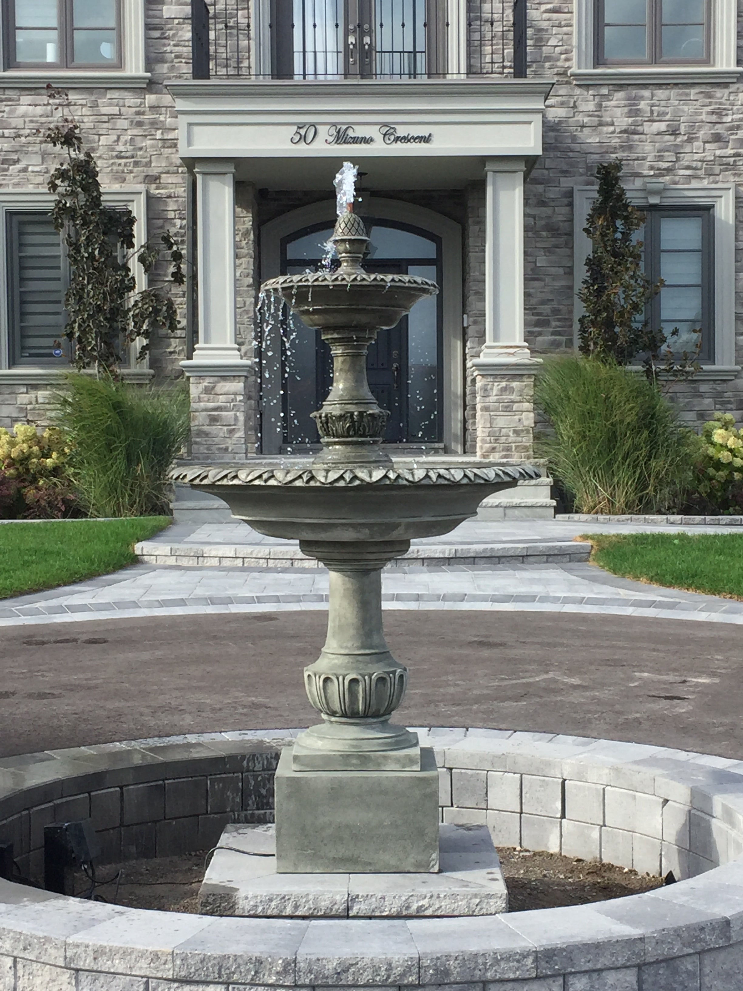 Photo of Campania Charleston Fountain in Basin - Marquis Gardens