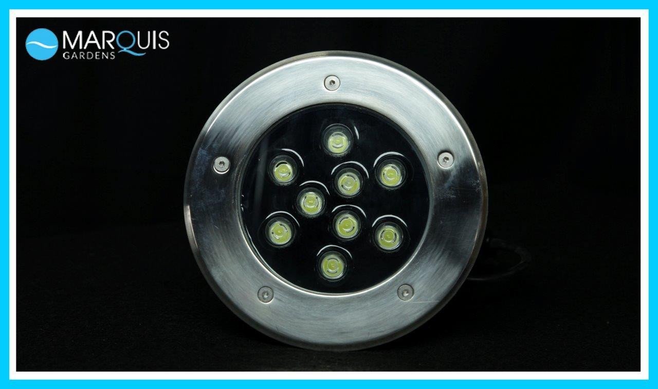 Photo of Stainless Steel LED Flush Lights - Marquis Gardens