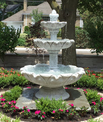 Photo of Large 3 Tier Leaf Fountain - Marquis Gargden