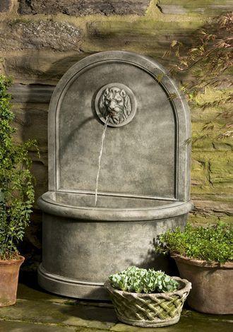 Photo of Campania Lion Wall Fountain - Marquis Gardens
