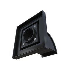 Mantova Black Wall Scupper
