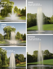 Kasco J Series Floating Fountains - Large: 5 HP - 7-1/2 HP