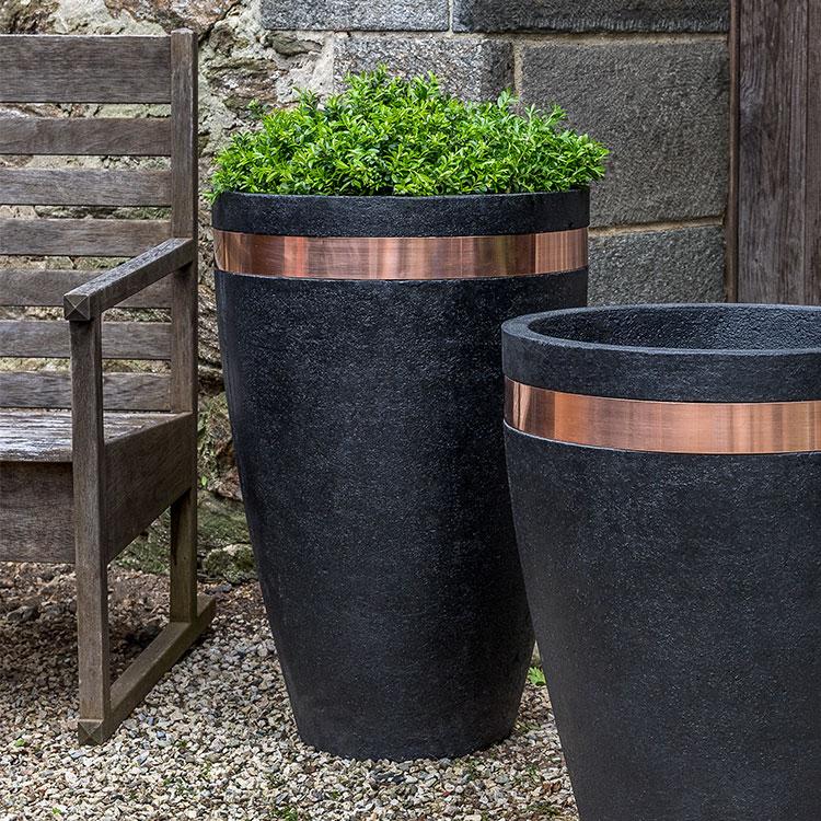 Photo of Campania Moderne Tapered Planters - Marquis Gardens