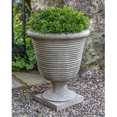 Photo of Campania Ribbed Terrace Urn - Marquis Gardens