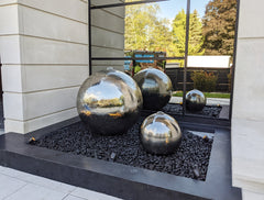 Stainless Steel Bubbling Spheres
