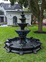 Photo of 4 Tier Fleur Fountain in Basin - Marquis Gardens