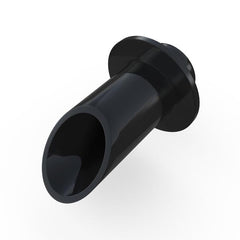 Round Black Wall Scupper