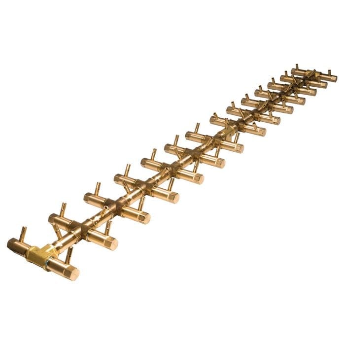 Photo of Tree-Style Linear Crossfire Brass Burners - Marquis Gardens