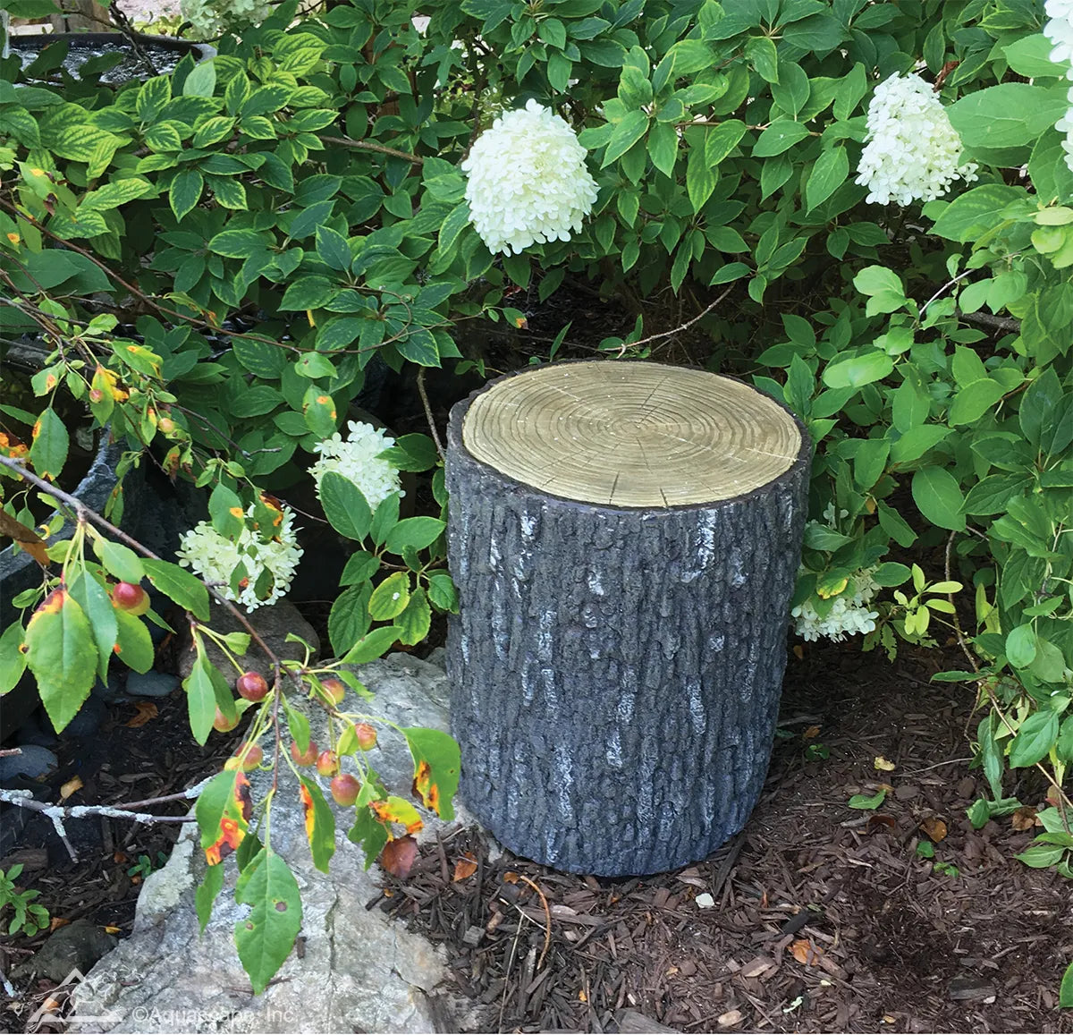 Photo of Aquascape Faux Oak Stump Cover - Marquis Gardens