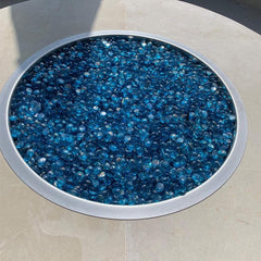Fire Glass Beads 1/2" 10lb Jar