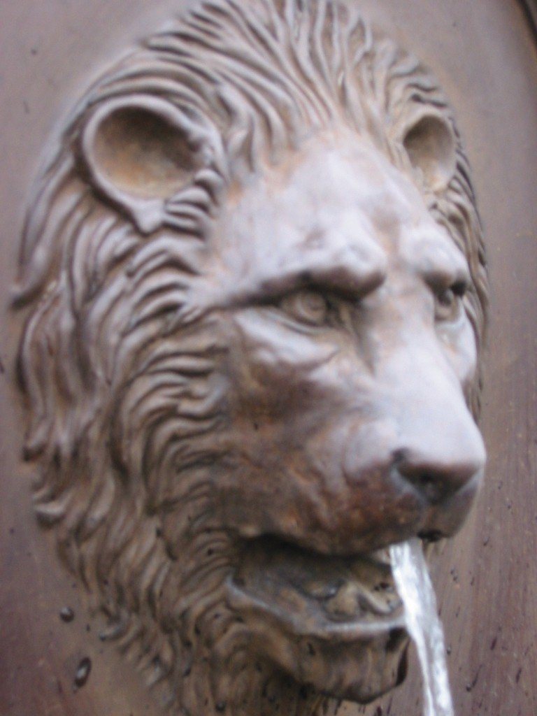 Photo of Gardenstone Lion Wall Fountain - Marquis Gardens
